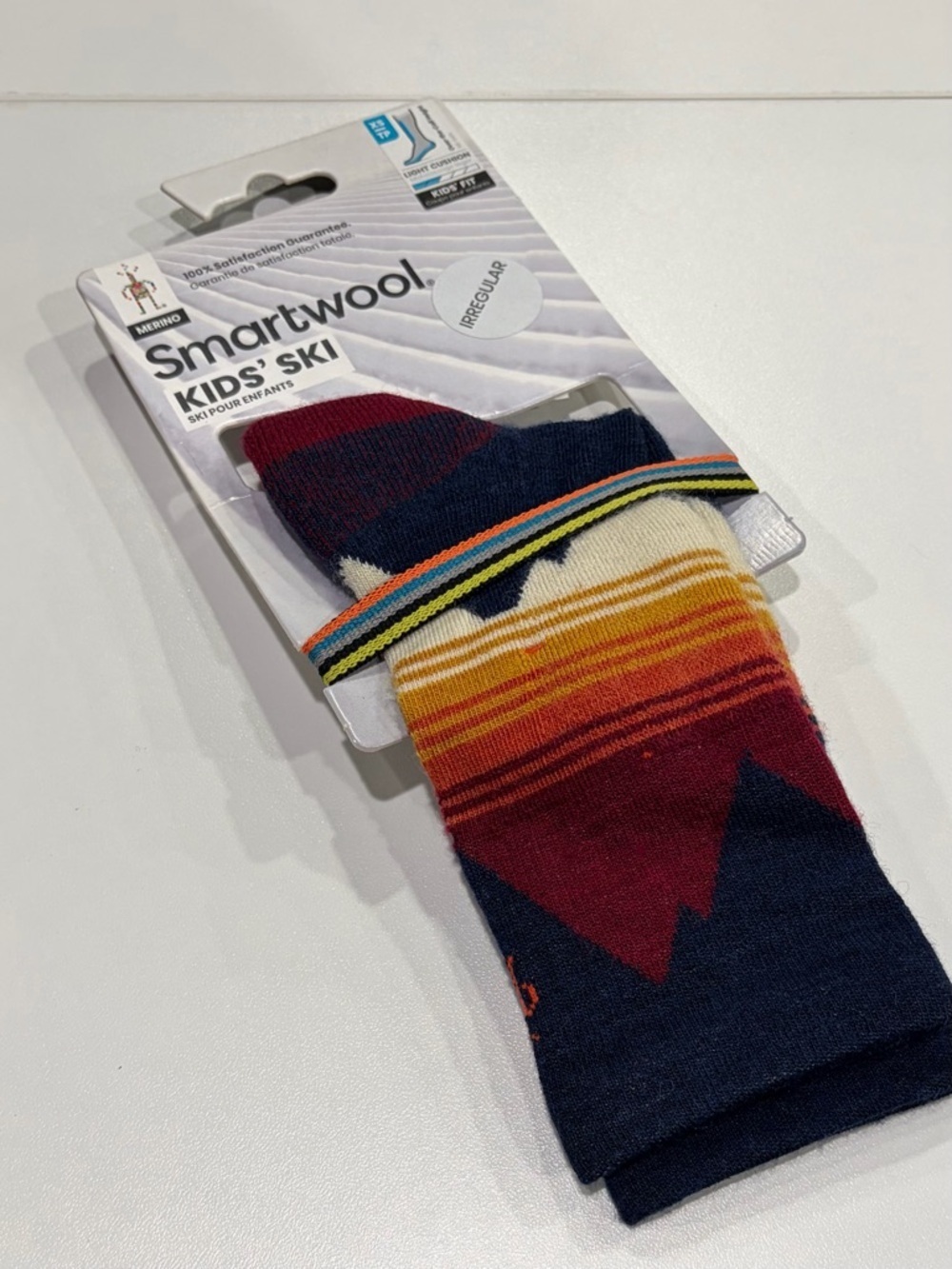 SmartWool Kids XS Light Cushion Ski Socks Over the Calf Blue Mountain NWT Snow
